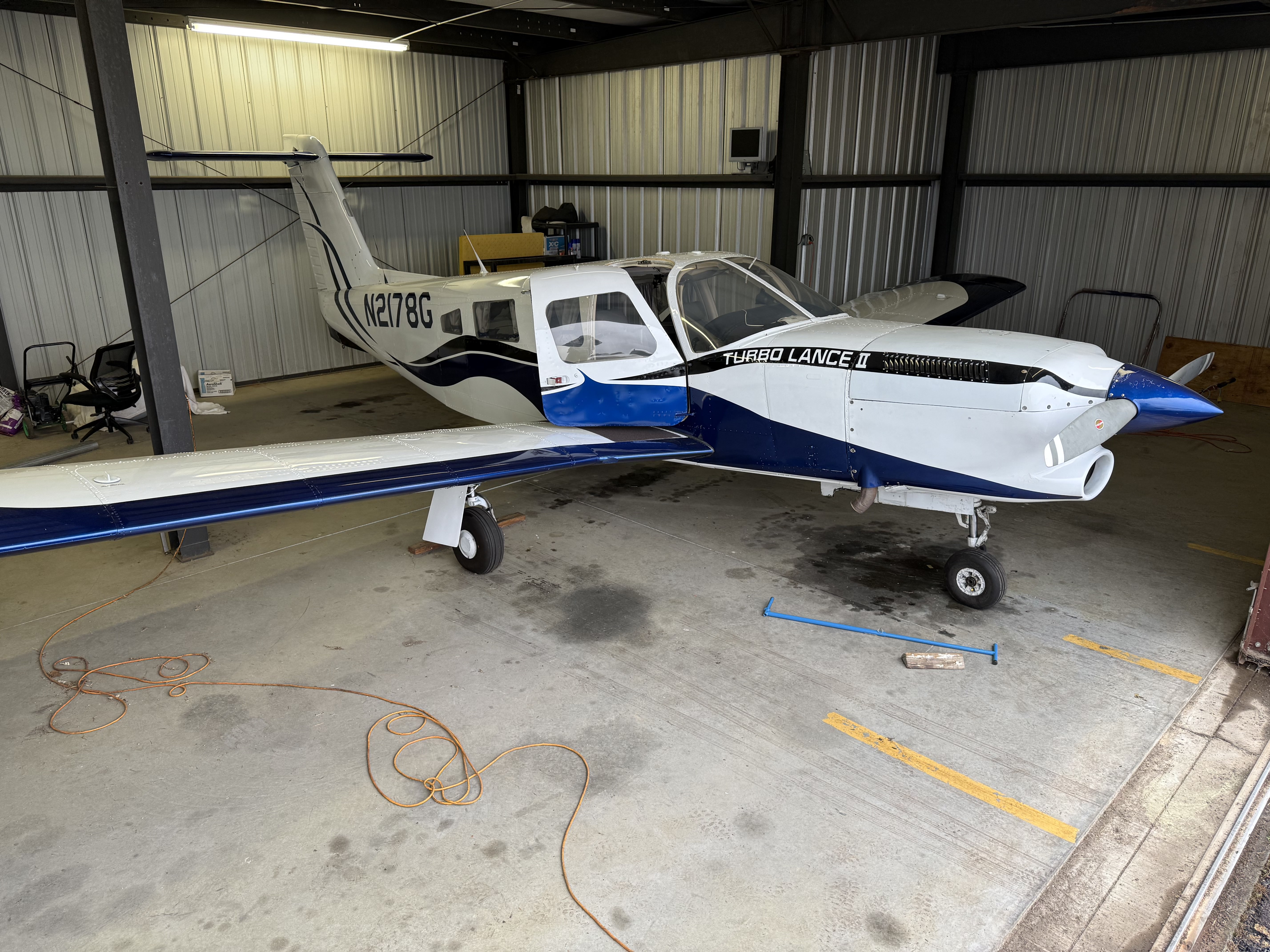 Aircraft detailing service Atlanta - Piper Turbo Lance II complete detail